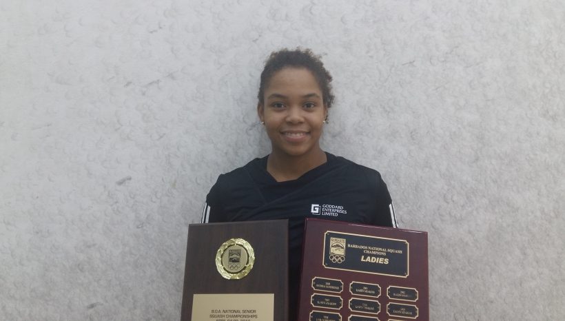 VIDEO: 13 Year Old Meagan Best Wins Barbados Senior National Squash Title