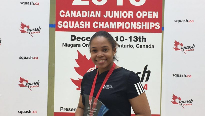 C’bean Jr., Senior Squash Champ wins Canadian Title